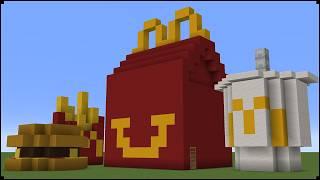 How To Build a Mcdonalds Happy Meal In Minecraft