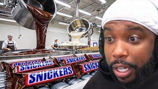 CashNasty Reacts To How Snickers Are Made in Factory