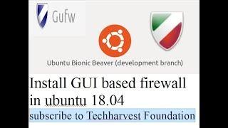 Ubuntu GUI firewall install on ubuntu 18 04 #English