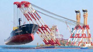 Life Inside the World's LARGEST CRANE: Lifting Heaviest Objects with a Giant Ship Crane