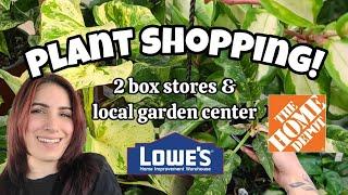 Lowe's, Home Depot & Osborne's Garden Center!!  plant shopping in Concord, NH ️