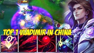 TOP 1 VLADIMIR IN CHINA WILD RIFT - THIS CHAMP IS UNSTOPPABLE