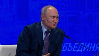 Владимир Путин отжигает на съезде РСПП