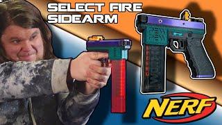 The BEST NERF Pistol: The PewPew (Select fire, 40 DPS Full-auto Sidearm)