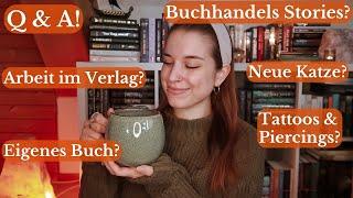 Ich beantworte eure Fragen! 4000 Abo Special Q&A: Buchhandel, Musik, Katzen, Verlage etc. ️