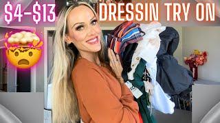 NEW DRESSIN FALL CLOTHING HAUL & TRY ON | EVERYTHING $4-$13 