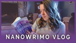 The Writing Vlog Where I STRUGGLE - NaNoWriMo Vlog 2 [+unboxing my book for the first time]