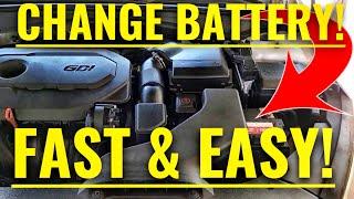 2011‐2019 KIA OPTIMA / HYUNDAI SONATA BATTERY REPLACEMENT! HOW TO REPLACE BATTERY FAST & EASY! 2023