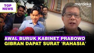 Kritik Rocky Gerung, Awal Buruk Kabinet Prabowo | Gibran Dapat Surat 'Rahasia' dari Siswa SD