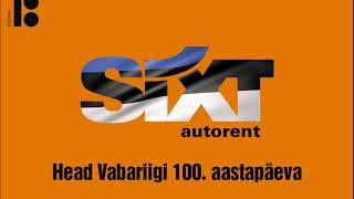 Õnnitlused #Eesti100 tähtpäevaks! Sixt autorent