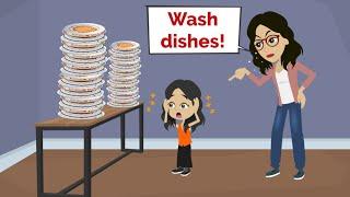 Nora HATES washing dishes | Learn English With Nora