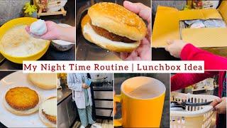 My Night Time Routine | Kids Lunchbox Idea | Dal Mong Masoor | Make & Store For Kids lunchbox