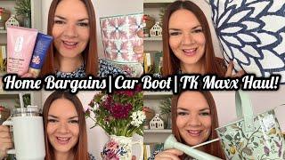 Home Bargains | TK Maxx | Car Boot Sale | Charity Shop Haul | Kate McCabe