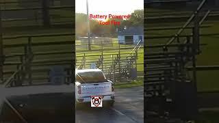 Tool Battery Starts Vehicle Fire #shorts #lithiumionbatteries #firefighter #fire #milwaukee