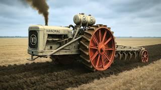 Самоходные плуги Hanomag WD