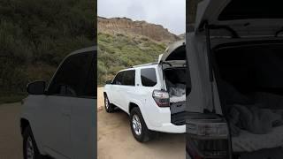 The ULTIMATE 4Runner CAR CAMPING set up!  #4runner #overlanding #beachlife #sanonofre #toyota