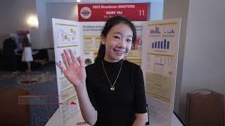 Rory Hu, winner of the DoD STEM Talent Award (Broadcom MASTERS 2022)