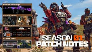 ALL SEASON 1 UPDATE PATCH NOTES: WEAPON TUNING, NEW CONTENT, GAME CHAT, & (Black Ops 6 Update 1.61)