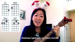 Last Christmas - Wham // Easy Holiday Ukulele Play-Along