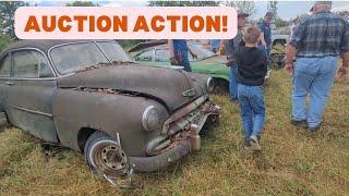 Old Cars & Trucks SOLD at Missouri Junkyard Auction! Plus Tractor Bargains & Marvelous Motorcycles!