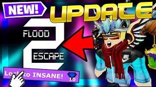 FLOOD ESCAPE 2 *NEW* GUI, EMOTES, AND PRO LOBBY UPDATE!!! | Roblox Flood Escape 2