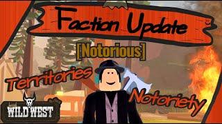 New Faction Update -  Roblox Wild West