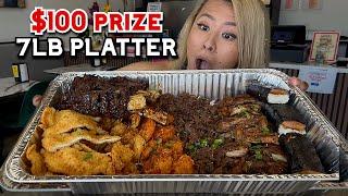 $100 PRIZE PLATTER - MOON GRILL IN ONTARIO, CA!! #RainaisCrazy