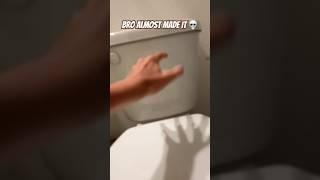 Bro almost made it  #shorts #funny #meme #toilet #almost #diarrhea #conedy