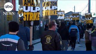 Teamsters launch ‘largest strike’ against Amazon