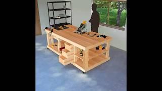 Digital Workbench Download DIY Furniture Plans Bundle, Garage Bench, and Workbench Plans Woodworking