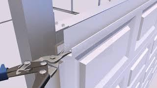 VersaTube Summit Steel Garage Side Door Trim Animated Overview