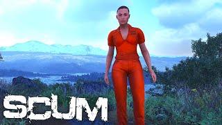 SCUM Gameplay - BACK in ORANGES,  FORCED to RESTART