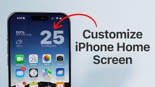 How To Customize your iPhone Home Screen!