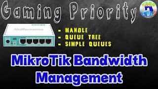 MikroTik Bandwidth Management with Gaming Priority - Mangle | Queue Tree | Simple Queues - [Tagalog]