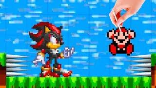 Sonic the Hedgehog green hill zone in Mario Maker