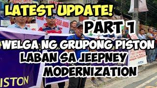 Welga ng grupong PISTON laban sa Jeepney modernization (PART 1)