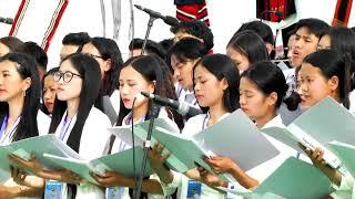 Tening Jubilee choir at 100th anniversary of Christianity, Tening Village