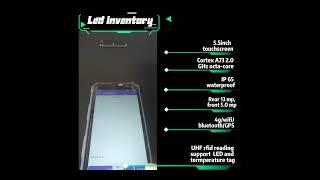 Handheld wireless C6100 Android RFID reader for UHF LED lighting tags