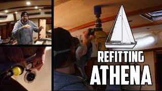 Sail Life - LED lights in the saloon - DIY sailboat project
