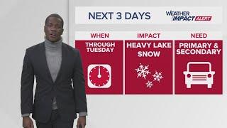 Cleveland Weather: Multi-day lake-effect snow outbreak continues