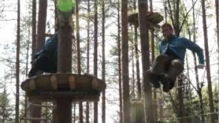 Норвежский парк Орех, презентация, сюрприз. Rope course