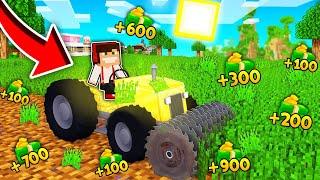 ZARABIAM FORTUNĘ  $$$ NA KOSZENIU TRAWY JAKO OGRODNIK W MINECRAFT?! GPLAY & LUMI