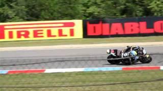 Vova Ivanov Close up First Corner at Brno, World SBK 2011