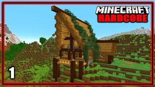 An EPIC Start in a Mountain Cabin! | Minecraft 1.18 Hardcore Episode 1