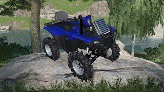 ATV Honda Rancher Lifted - Farming Simulator 2022 [FS 22 LS 22 ATV QUAD Truck Car Vehicle Mod]