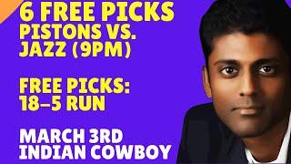 Monday College Basketball Picks & Predictions Best Bets 03/03/2025 Indian Cowboy Picks Predictions