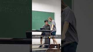 She flirted with the professor  #coding #crush #codeschool #flirting #programmer #technology #css
