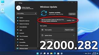 New Windows 11 Build 22000.282 – AMD Performance Fixed, Taskbar Fixed (Beta and Release Channel)