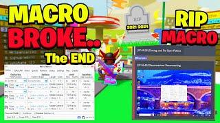 MACRO BROKE! NO MORE MACRO? HOW TO FIX?! (New Roblox Update) (Bee Swarm Simulator)