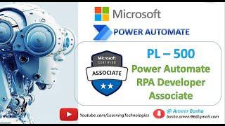 Microsoft Certified Power Automate RPA Developer Associate certification (PL-500) Beta